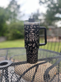 40oz Premium Leopard Print Stainless Steel Tumbler | Insulated Travel Mug | Chill Canyon